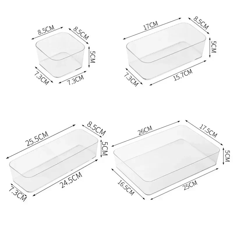 Clear Drawer Organizer Bins — Tidy Drawers in Minutes