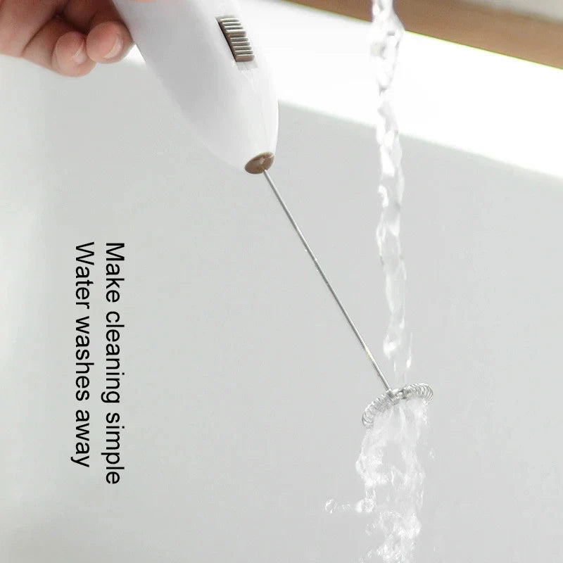 Handheld Milk Frother — Café-Style Foam in Seconds