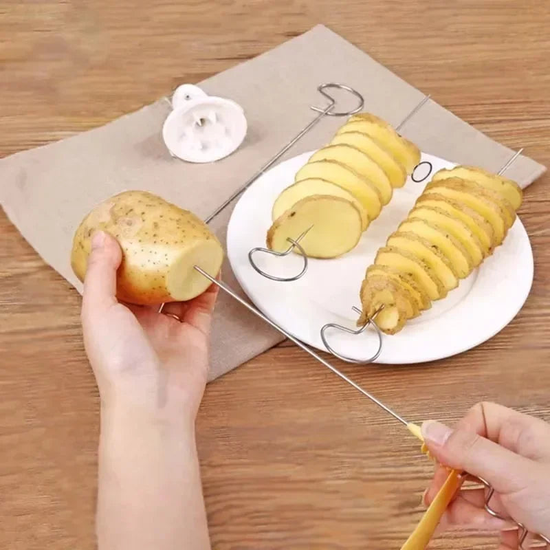 Spiral Potato Cutter — Twist Fries & Potato Towers in Seconds