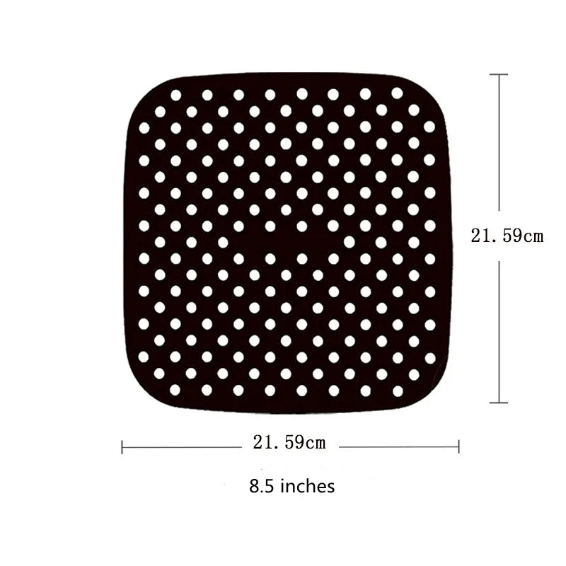 Reusable Air Fryer Silicone Liner — Non-Stick, No More Scrubbing