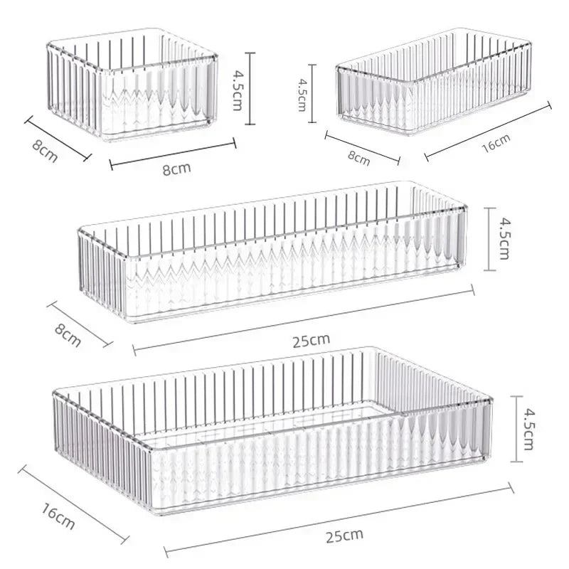 Clear Drawer Organizer Bins — Tidy Drawers in Minutes