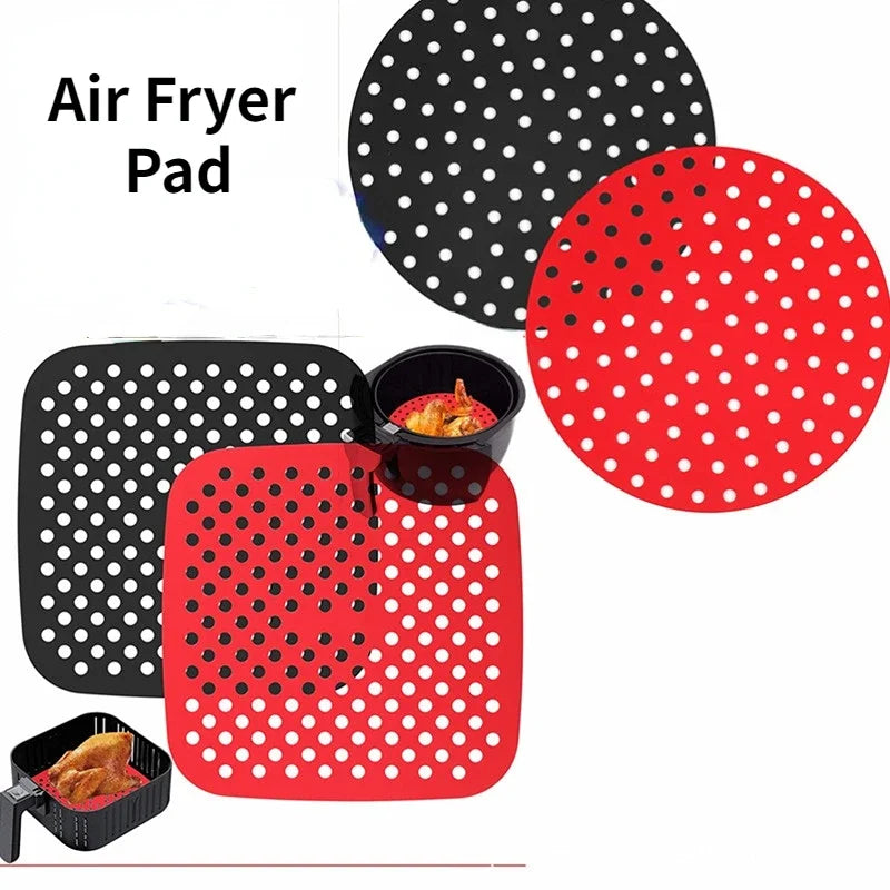 Reusable Air Fryer Silicone Liner — Non-Stick, No More Scrubbing
