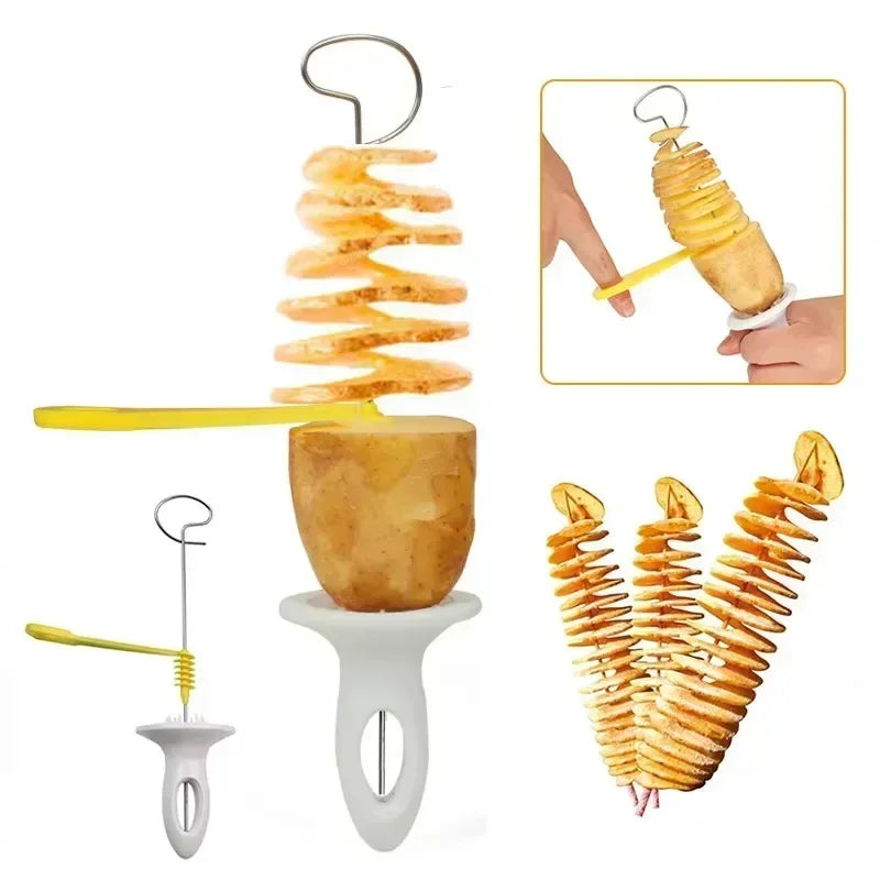Spiral Potato Cutter — Twist Fries & Potato Towers in Seconds