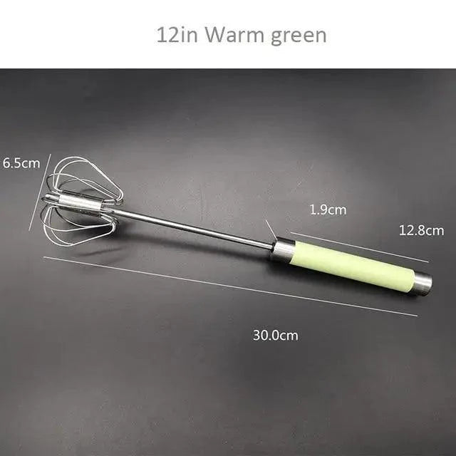 Self-Turning Egg Whisk — One-Hand Hand Mixer