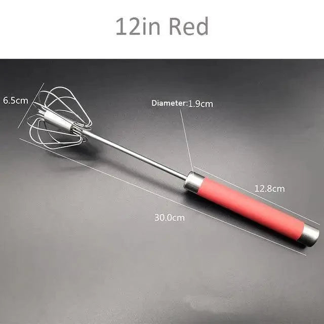 Self-Turning Egg Whisk — One-Hand Hand Mixer