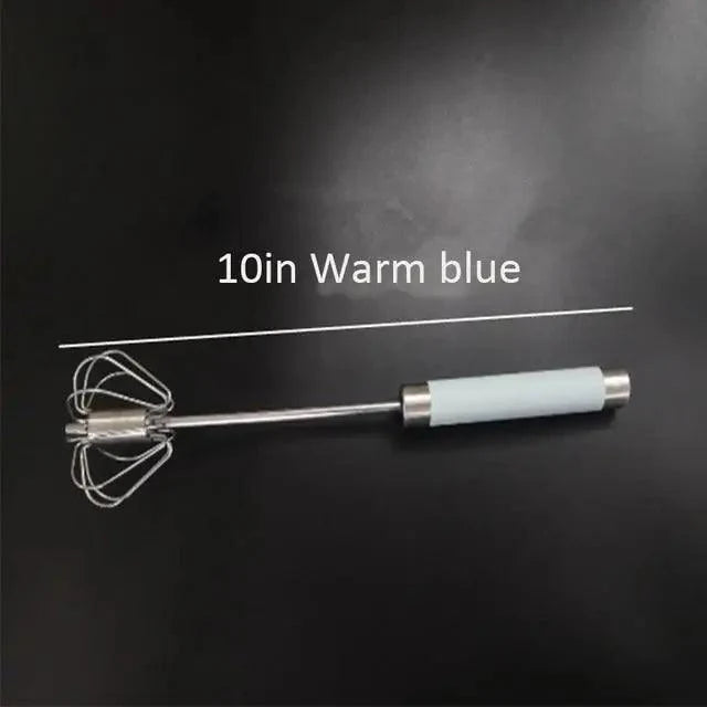 Self-Turning Egg Whisk — One-Hand Hand Mixer