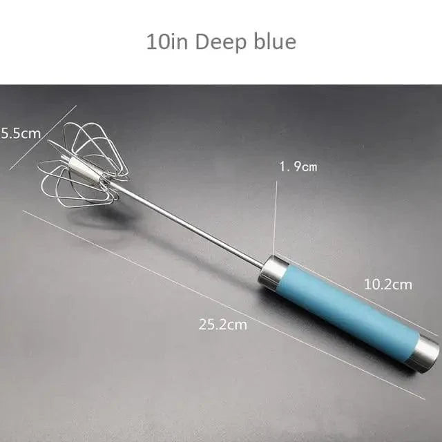 Self-Turning Egg Whisk — One-Hand Hand Mixer