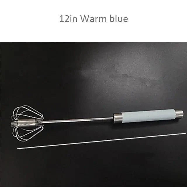Self-Turning Egg Whisk — One-Hand Hand Mixer