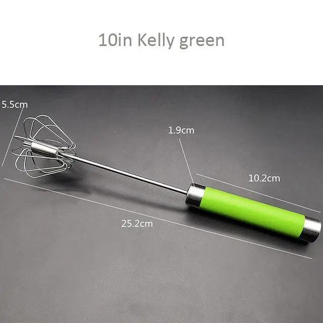 Self-Turning Egg Whisk — One-Hand Hand Mixer