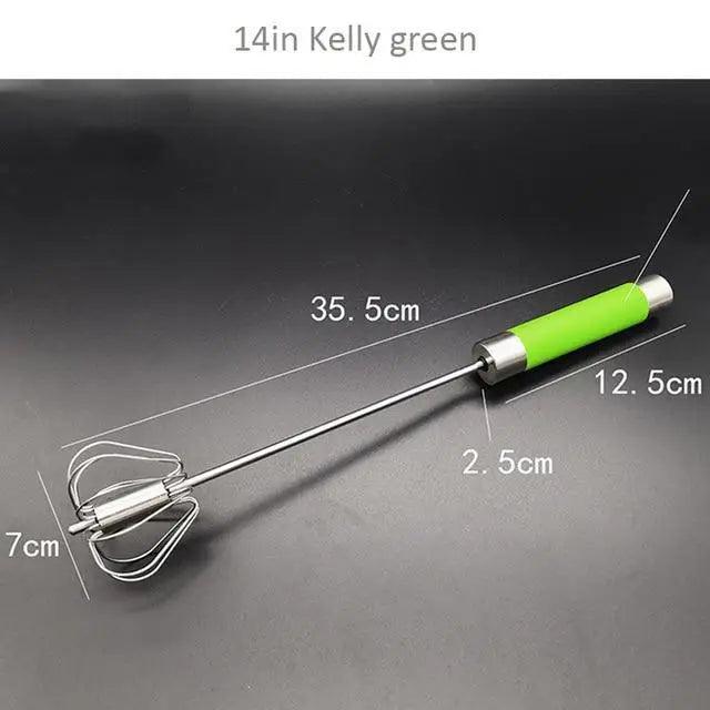 Self-Turning Egg Whisk — One-Hand Hand Mixer