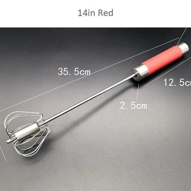 Self-Turning Egg Whisk — One-Hand Hand Mixer